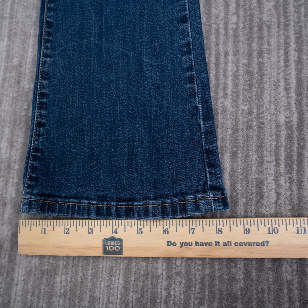 Simply Vera Vera Wang Bootcut Jeans Womens 14P Dark Wash Stretch Denim Blue - Picture 7 of 10